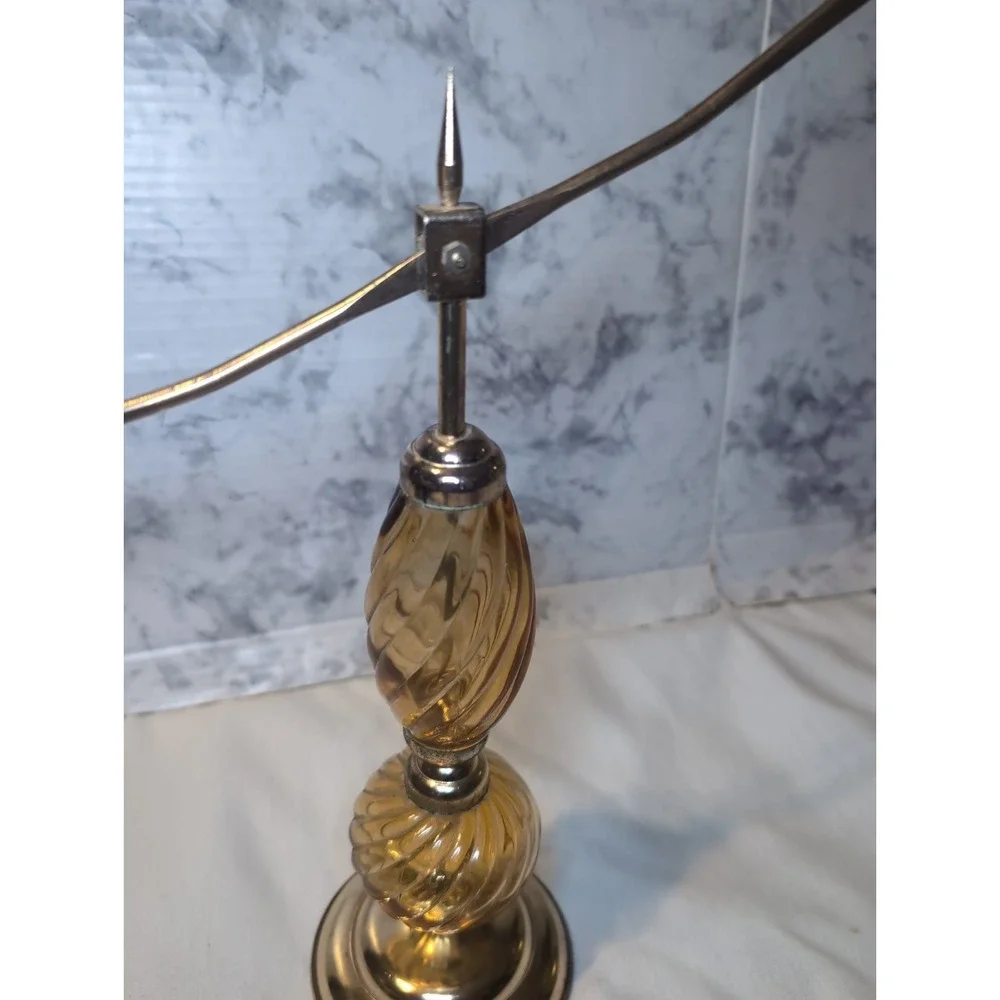 VINTAGE JAPAN GLASS MID CENTURY MODERN SCALES OF JUSTICE 13